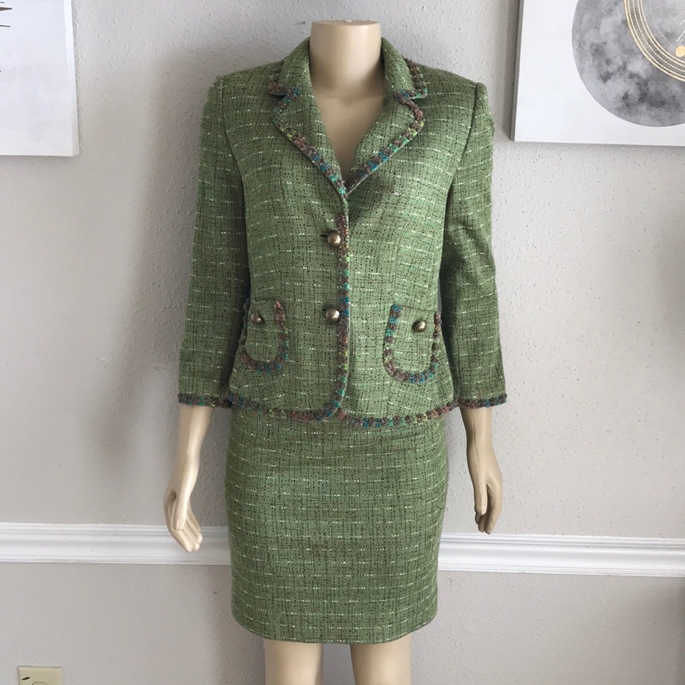 ISABEL & NINA Green Suit Set Size 6